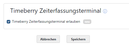 Einstellungen Goodtime Zeiterfassung