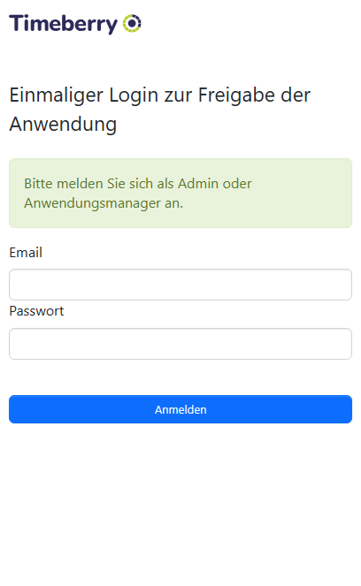 Zeiterfassungs-Station - Einmaliger Login